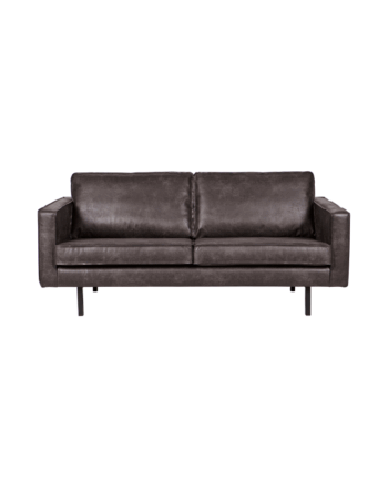 BePureHome Rodeo 3-personers Sofa i Sort Økolæder