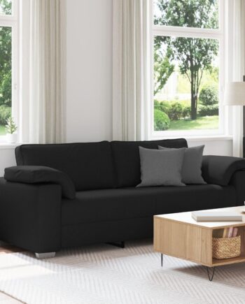 Moderne Sort Sofa til Udendørs Brug – Stil og Komfort