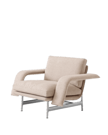 Hallingdal 0220 Amptradition Meantime Av29 Lænestol Sofa Poleret Aluminium - &tradition Sofa