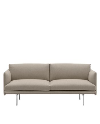 Metal Muuto Outline Personers Sofa Ecriture 240 Aluminium - Muuto Sofa  - 5713293210593