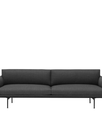 Sort Muuto Outline Sofa Remix 163 – Skandinavisk Design