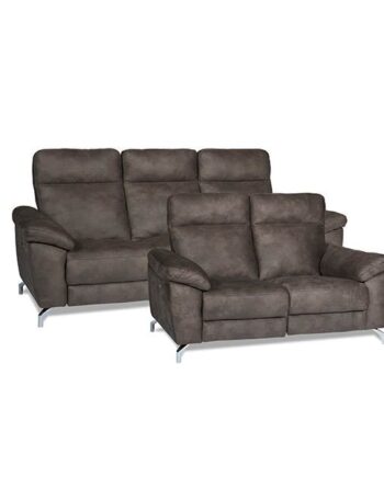 Selesta Sofasæt i Brunt Stof – Elegant 3-personers Sofa