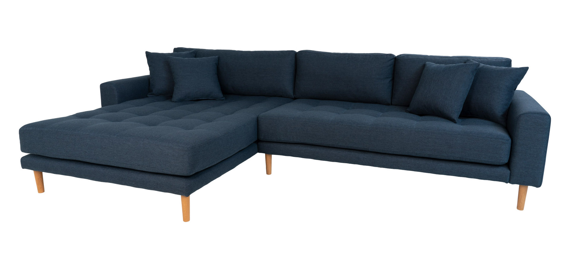 Riviera Lounge Sofa Mørkeblå Venstrevendt Længde 290 - Sofa