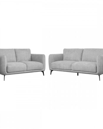 2pers Selena Sofa GrÅt Stof Skarp Pris - Furnhouse Sofa