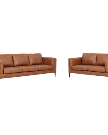 Valencia 2pers Sofa Skarp Pris Cognac LÆder - Furnhouse Sofa