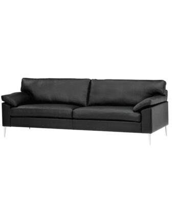 Sort Mogens Hansen Sofa 2163 Skarp Pris Semi Anilin - Mogens Hansen Sofa
