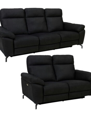 Sort Selesta 2pers Sofa Stof BegrÆnset Antal - Furnhouse Sofa  - 5714365003945, 57143
