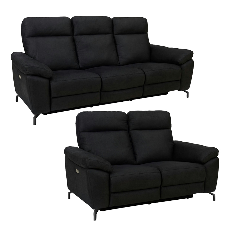 Sort Selesta 2pers Sofa Stof BegrÆnset Antal - Furnhouse Sofa - 5714365003945, 57143