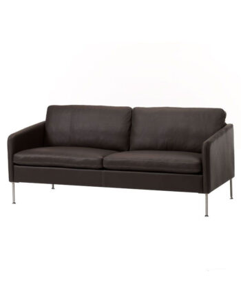 Sort Sling 5pers Sofa 175cm Luxus LÆder - Mogens Hansen Sofa