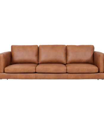 Valencia 3pers Sofa Cognac Læder 340454 - Furnhouse Sofa