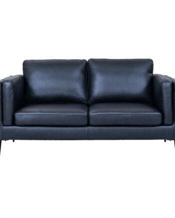Sort Valencia 2pers Sofa Skarp Pris LÆder 340452 - Furnhouse Sofa
