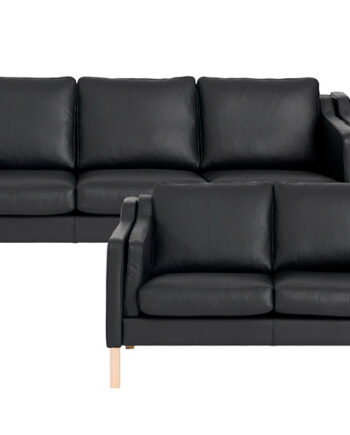 Sort Bolivia Cl300 Pers Sofa - Classic Line Sofa