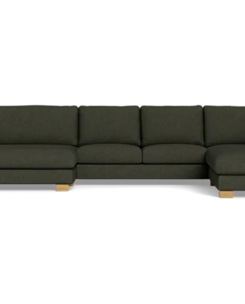 Blå Halifax Sofa Med Chaiselong Open End - Halifax Sofa