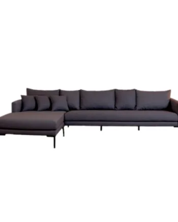 Milla Sofa Med Chaiselong Antracitgrå Stof - Mistral Sofa