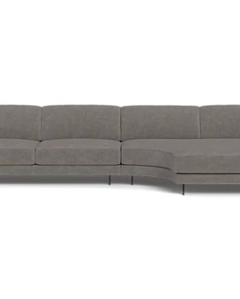 Grå Samba Day Sofa Med Rund Chaiselong Med Rio Arm - Samba Sofa