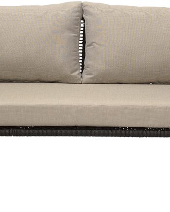 Sort Udendørs Sofa Bloomingville Mundo Frostbestandig Stål Polyester L175xb74xh72 - Bloomingville Sofa  - 5711173189458