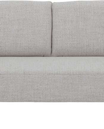 Hvid Sofa Bloomingville Chesham Personers Polyester Med Buede Armlæn Mørke Træben - Bloomingville Sofa  - 5711173298259