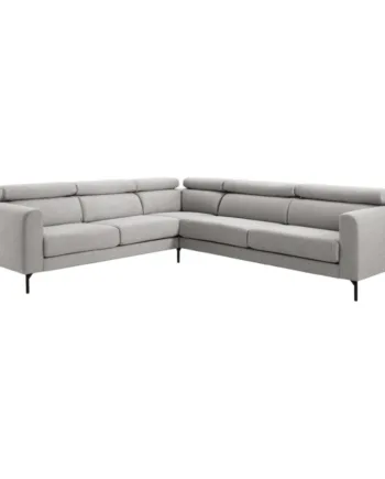 Helsinge Hjørnesofa Lysegrå Stof - Nordic Design Sofa