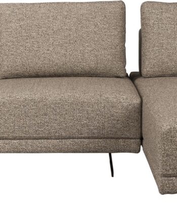 Stengrå Chaiselong Sofa Dutchbone Shelly Personers Polyester 308183 Med Stålbase - Dutchbone Sofa  - 8718548090859