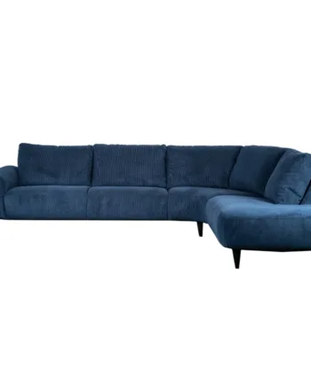 Venstrevendt Open End Sofa Hals Sofa Indigo Stof - Nordic Design Sofa