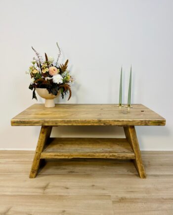 Abbie Sofabord Genbrugstræ Sofa Side Bord - Kabeltromlen Sofa