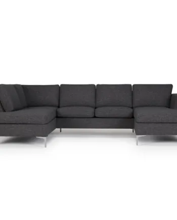 Madrid Sofa Grå Sofa Metalben - Nordly Sofa