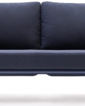 Mørk Blå Udendørs Personers Sofa Kave Home Sedalis Aluminium Loungesofa B210 - Kave Home Sofa  - 8433840985237