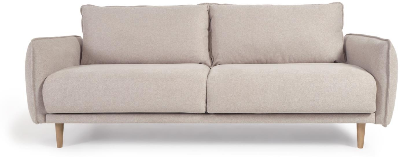 Beige Personers Sofa Kave Home Carlota Stof L210 D95 H84 - Kave Home Sofa - 8433840741444