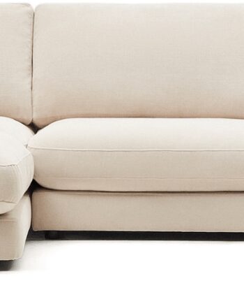 Beige Chaiselong Sofa Kave Home Gala Venstrevendt Chenille 300x193 - Kave Home Sofa  - 8433840828183