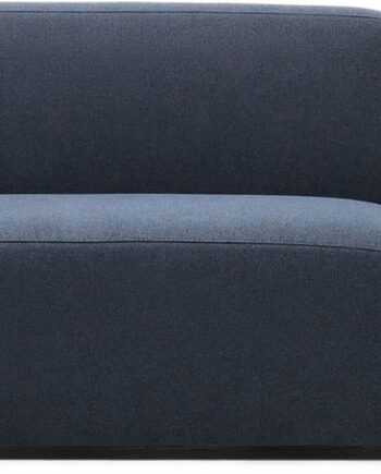 Blå Personers Sofa Kave Home Neom Tekstureret Polyester Fyrretræsben Moderne Nordisk Design - Kave Home Sofa  - 8433840842189