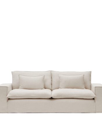 Beige Personers Sofa Kave Home Anarela Med Aftageligt Betræk 208x107x64 - Kave Home Sofa  - 8433840887678