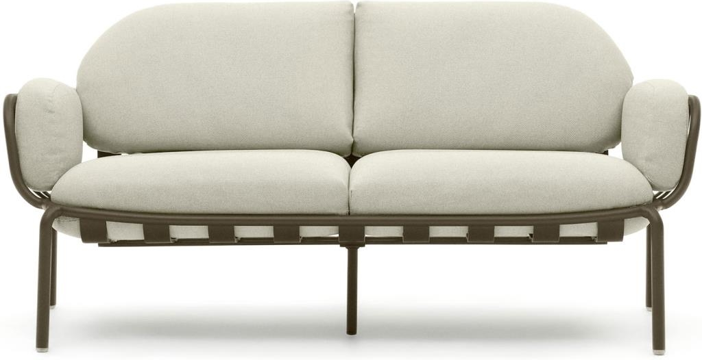 Grøn Udendørs Personers Sofa Loungesofa Kave Home Joncols Aluminium Beige - Kave Home Sofa - 8433840867823
