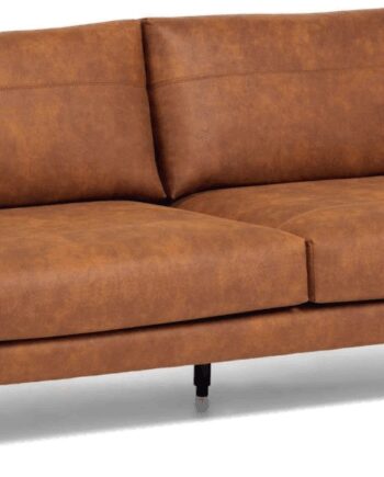 Brun Personers Sofa Kave Home Tanya Vintage Nordisk Moderne Polstret Stof 183x87x77 - Kave Home Sofa  - 8433840655949