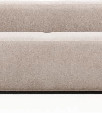 Beige Personers Sofa Kave Home Blok Polstret Stof Nordisk Design Pletbestandig Bæredygtig - Kave Home Sofa  - 8433840592831