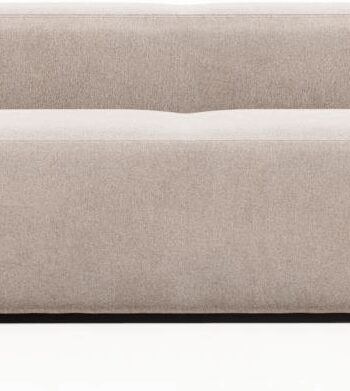 Beige Personers Sofa Kave Home Blok Stof Nordisk Design B210xd100 Pletafvisende - Kave Home Sofa  - 8433840592862