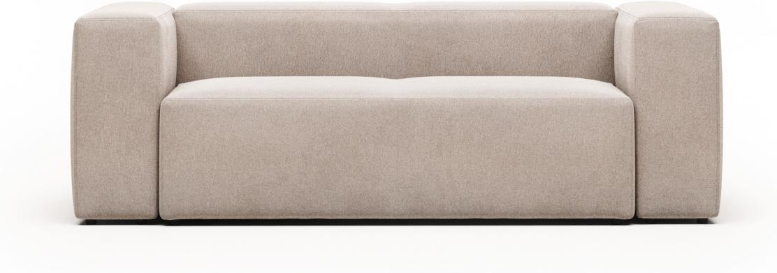 Beige Personers Sofa Kave Home Blok Stof Nordisk Design B210xd100 Pletafvisende - Kave Home Sofa - 8433840592862