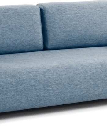 Blå Personers Sofa Kave Home Compo Stof Moderne Nordisk Design Aftageligt Betræk Pletafvisende - Kave Home Sofa  - 8433840554341