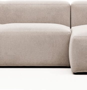 Beige Chaiselong Sofa Kave Home Blok Højrevendt - Kave Home Sofa  - 8433840663371