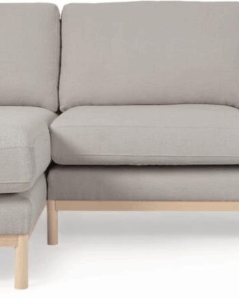 Grå Chaiselong Sofa Personers Venstrevendt Kave Home Mihaela Bæredygtig Mikro Boucl - Kave Home Sofa  - 8433840740485