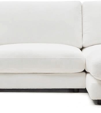 Hvid Chaiselong Sofa Kave Home Gala Personers Rustik Lounge Højrevendt 300x193x87 - Kave Home Sofa  - 8433840828213