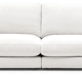 Hvid Personers Sofa Kave Home Gala Tekstureret Chenille L390 - Kave Home Sofa  - 8433840828176