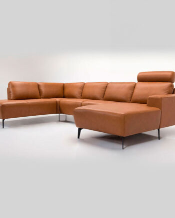 Hjort Knudsen Napoli Sofa Semianilin Læder Overalt - Hjort Knudsen Sofa