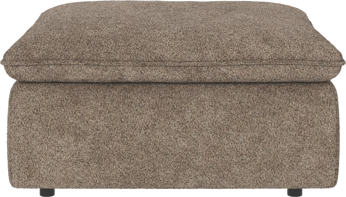 Mørk Beige Puf Til Sofa Fodskammel Rowico Rawlins Stof Anna H45 B91 D91 - Rowico Sofa - 7340126577769