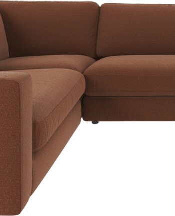 Rød Hjørnesofa Rowico Duncan Rita Ekstra Rummelig Sofa 325230 Nordisk Design Slidstærkt Polyester Bæredygtig Kvalitet - Rowico Sofa  - 7340126589304