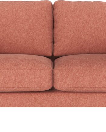 Rød/Sort Personers Sofa Rowico Corwin Brenda Rød Polyester Med Sorte Metalben - Rowico Sofa  - 7340126591116