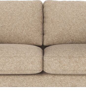 Beige/Sort Personers Sofa Rowico Corwin Nordisk Design Beige Melange Bobby Stof Fsc Mix Træ Stel Sorte Metalben - Rowico Sofa  - 7340126591604