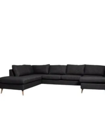 Odense Sofa Grå Sofa Med Chaiselong - Nordic Design Sofa