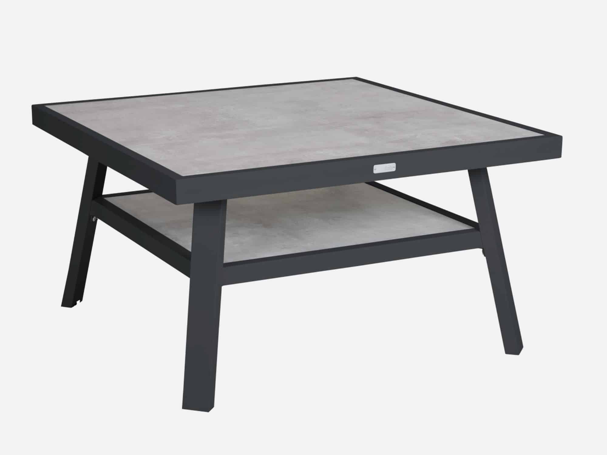 Antracit|Grå Sofabord Samva 90x90 - Sofa