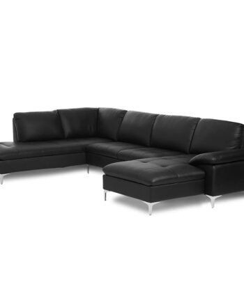 Sort Valencia Sofa Læder - Hundevad Sofa