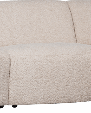 Creme Personers Sofa Woood Coco Højrevendt Boucl 230 138 - Woood Sofa  - 8714713198870